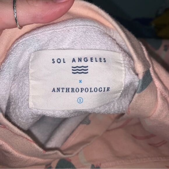 Sol Angeles x Anthropologie Pink Freestyle Ski Sweater Small - Picture 3 of 6